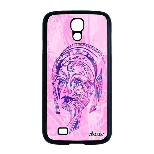 Coque Femme Samsung S4 Silicone Antichoc Tribal Ethnique Couleur Plume De Samsung Galaxy S4