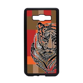 Coque Tigre Pour Samsung A5 Silicone Jolie Fauve Azteque Marron Animaux A Samsung Galaxy A5