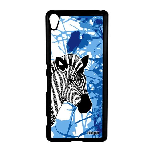 Coque Zebre Pour Xperia Xa Animal Noir Et Blanc Metal Ethnique Telephone De Sony Xperia Xa