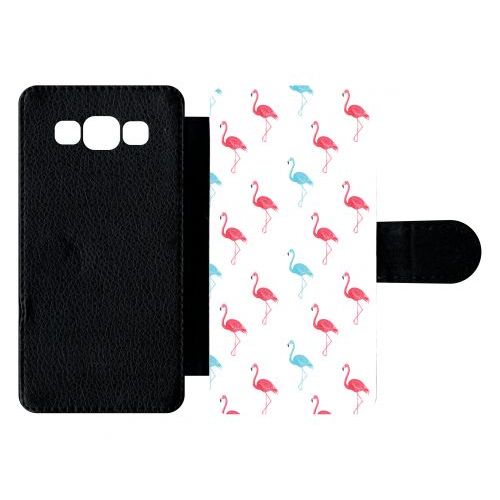 Etui À Rabat Galaxy A5 (2015) - Flamand Rose - Simili-Cuir - Noir