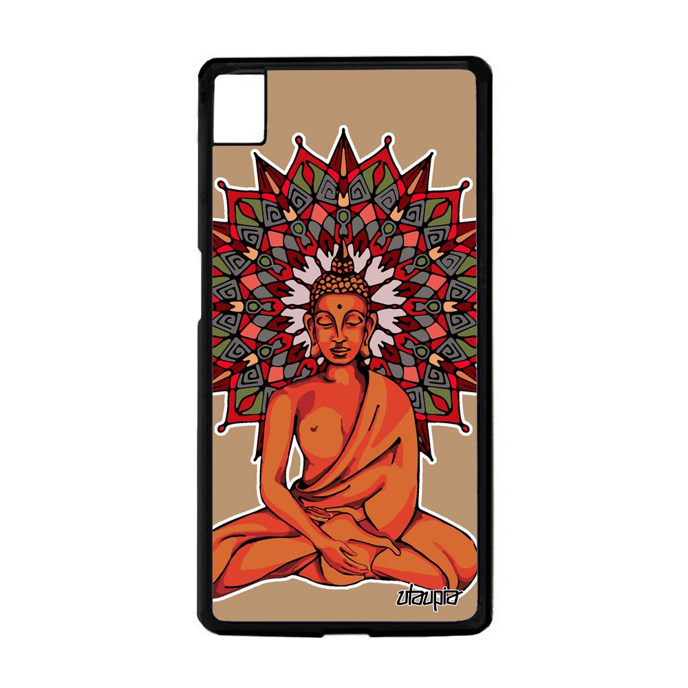 Coque De Protection Bouddha Pour Xperia Z5 Silicone Mandala D'or Thailande Sony Xperia Z5