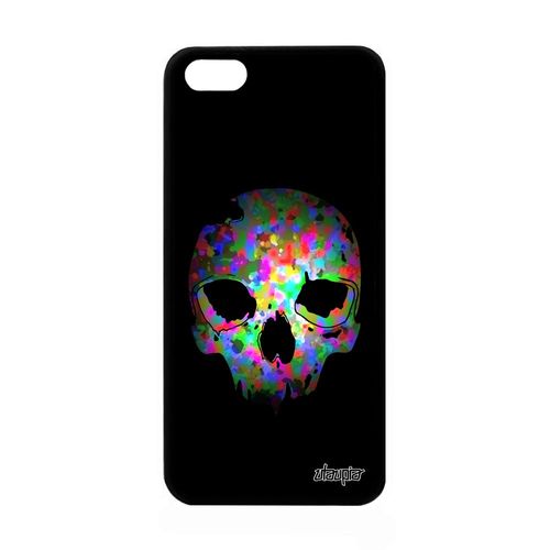 Coque Silicone Pour Iphone 5c Crane Emo Tete De Mort Telephone Pirate Rose Apple Iphone 5c