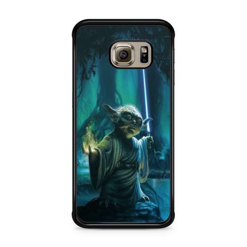 Coque Pour Samsung Galaxy S6 Edge Star Wars Dark Vador Darth Vader Yoda Dj Swag Stormtrooper Ref 3562