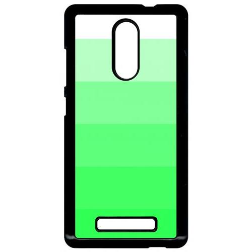 Coque Xiaomi Redmi Note 3 - Degrad Vert Fluo - Noir