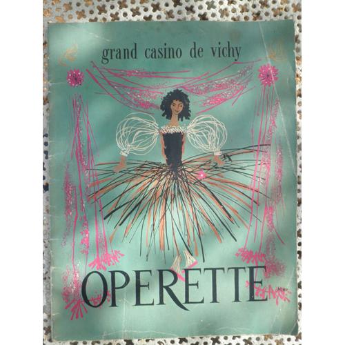 Grand Casino De Vichy 1957 Programme Operette  