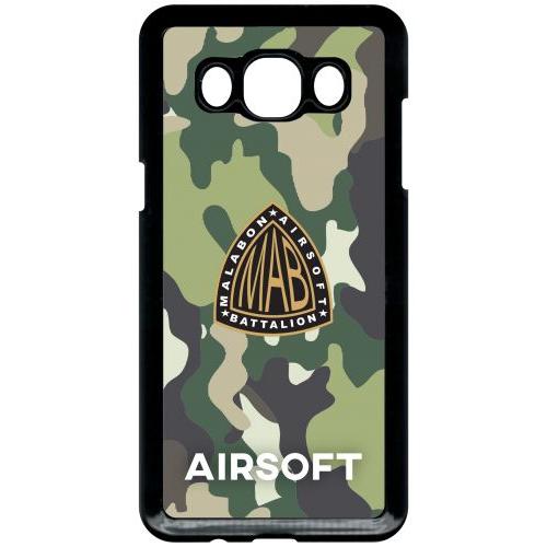 Coque Pour Smartphone - Airsoft - Compatible Avec Samsung Galaxy J5 (2016) - Plastique - Bord Noir