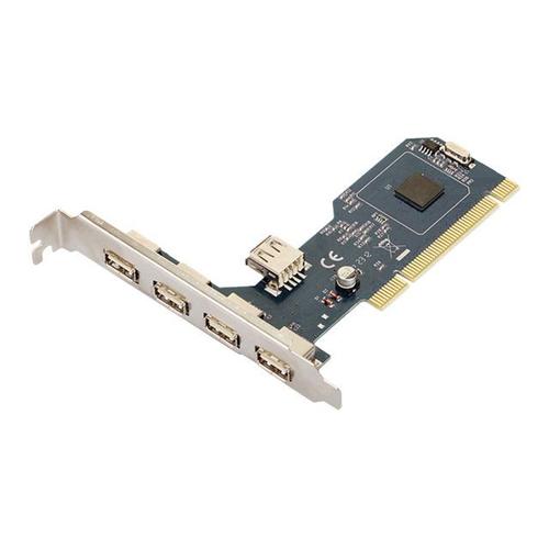 MicroConnect - Adaptateur USB - PCI - USB 2.0 x 5