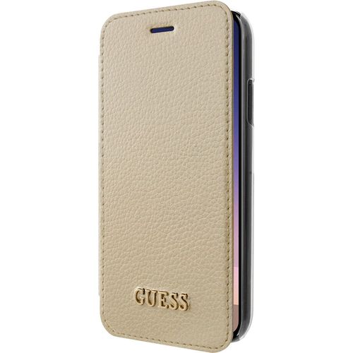 Etui Folio Guess Doré Pour Iphone X