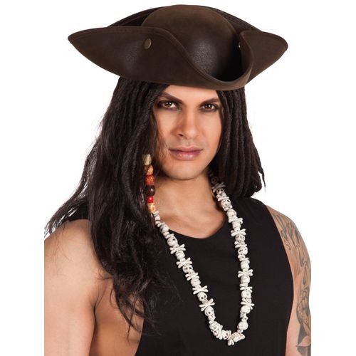 Collier Têtes De Mort Blanches Halloween Taille Unique