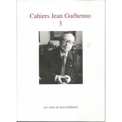 Cahiers Jean Guéhenno 3