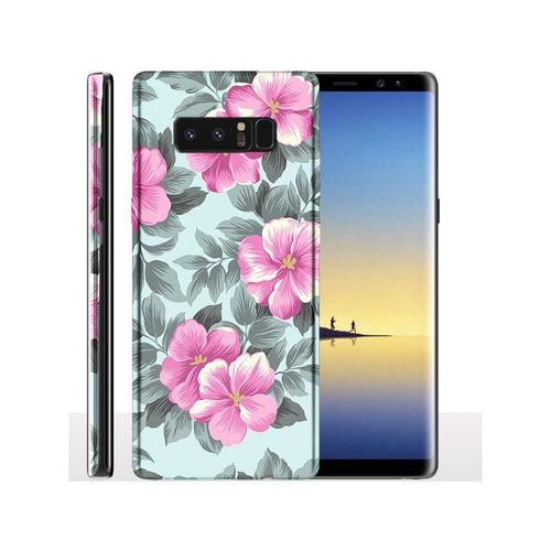 Coque Fleurs Roses Pour Galaxy Note 8, Coque Telephone Portable Samsung Floral