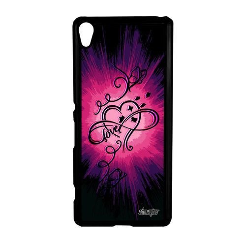 Coque Xperia Xa Infini Love Illimité Swag Mobile Antichoc Espoir Coeur Rose Sony Xperia Xa