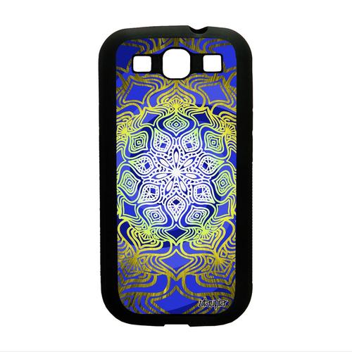 Coque En Silicone Pour Galaxy S3 Mandala Indien Jaune Fleur Zen Portable Samsung Galaxy S3