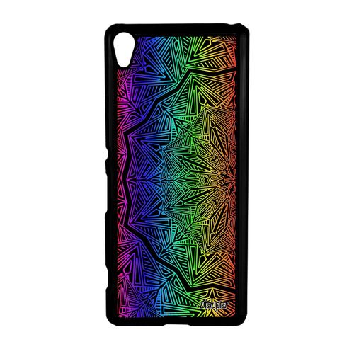 Coque Pour Sony Xperia Xa Mandala Rose Femme Arc En Ciel Bouddhisme Mystique Zen