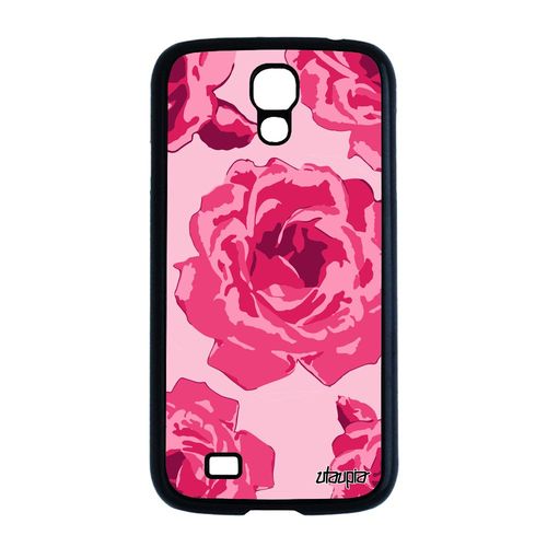 Coque Rose Fleur Silicone Samsung S4 Rose Swag Tatoo Telephone Nature Gel Samsung Galaxy S4