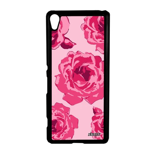 Coque Xperia Xa Rose Fleur Romantique Personnalisé Case Amour Dessin Nature Sony Xperia Xa