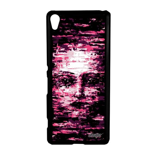Coque Sony Xperia Xa Portrait Case Rose Peinture A L'huile Visage Fille Original
