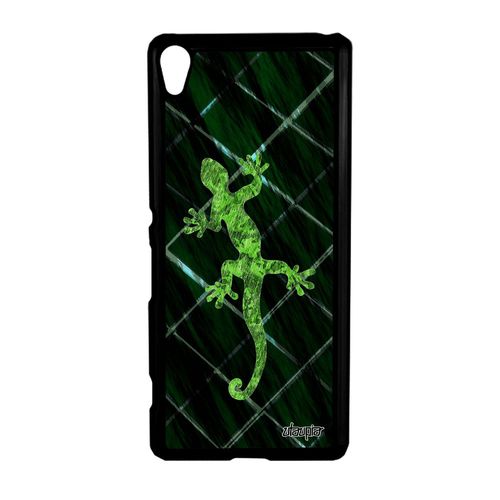 Coque Salamandre Xperia Xa Animaux Peinture Housse Unique F3111 Lezard Vert Sony Xperia Xa
