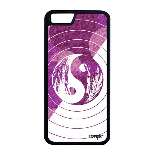 Coque Yin Et Yang Pour Iphone 6 6s Plus Silicone Bien & Mal Rose Cercle De Iphone 6 Plus Iphone 6s Plus
