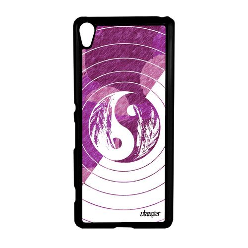 Coque Xperia Xa Yin Et Yang Dessin De Luxe Zen Rose Pastel Portable Rond En Sony Xperia Xa