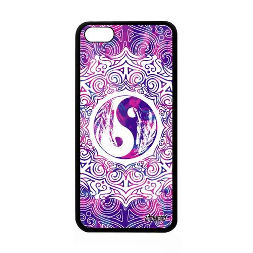 Coque Pour Apple Iphone 5c En Silicone Yin Et Yang Tatouage Tpu Ying Femme Rose