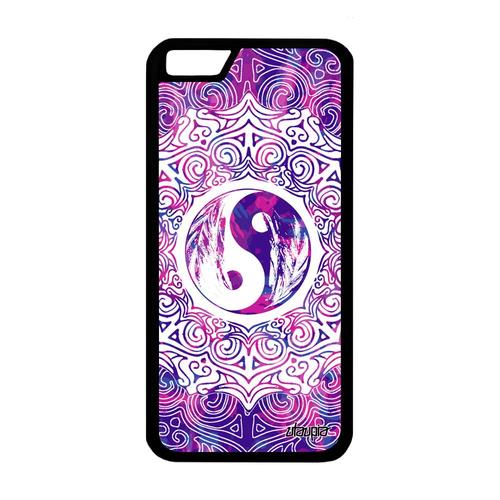 Coque Pour Iphone 6 6s Silicone Yin Et Yang Femme Rosace Mandala Tatouage Iphone 6 Iphone 6s