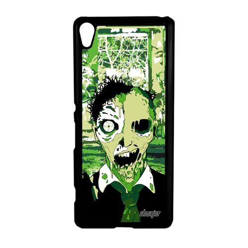 Coque Pour Sony Xperia Xa Zombie Etui Cover Effrayant Spectre Squelette Vert En
