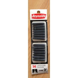 14 Cartouches Reynolds Encre Noire