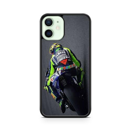 Coque Pour Iphone 12 Mini Silicone Tpu Valentino Rossi Moto The Doctor 46 Gp Racing Biker Ref 2717