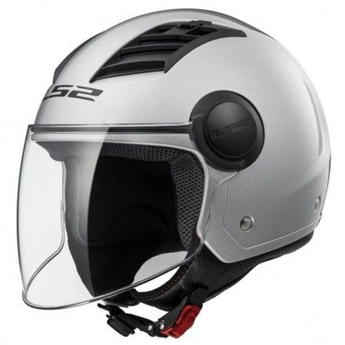 Casque Jet Ls2 Of562 Airflow Solid Silver - S