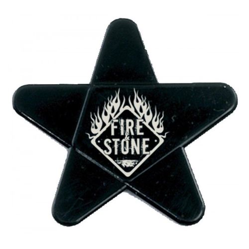 12 Médiators Étoile Fire&stone - Noirs