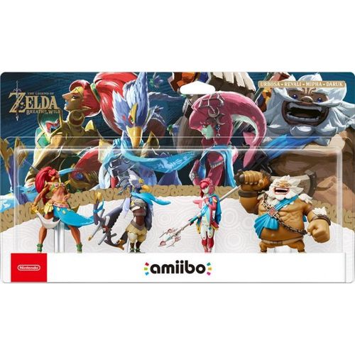 Amiibo Pack Prodiges - Breath Of The Wild - Daruk + Mipha + Revali + Urbosa