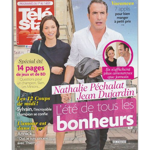  Télé Star N°2026 - 27/07/2015 - Dujardin&pechalat - Vanessa Paradis - Lisa Kudrow - Cécile Blois / 