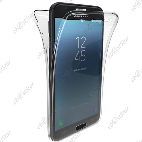 Ebeststar ® Pour Samsung Galaxy J3 2017 Sm-J330f - Housse Etui Coque Intégrale Avant Et Arrière Silicone Gel, Couleur Transparent [Dimensions Precises De Votre Appareil : 143.2 X 70.3 X 7.9 Mm, Écran 5'']