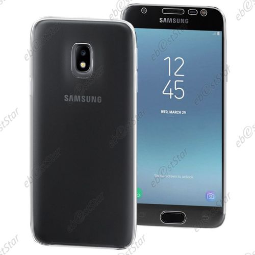 Ebeststar ® Housse Coque Protection Silicone Avant Arrière Pour Samsung Galaxy J3 2017 Sm-J330f, Couleur Transparent [Dimensions Precises De Votre Appareil : 143.2 X 70.3 X 7.9 Mm, Écran 5'']