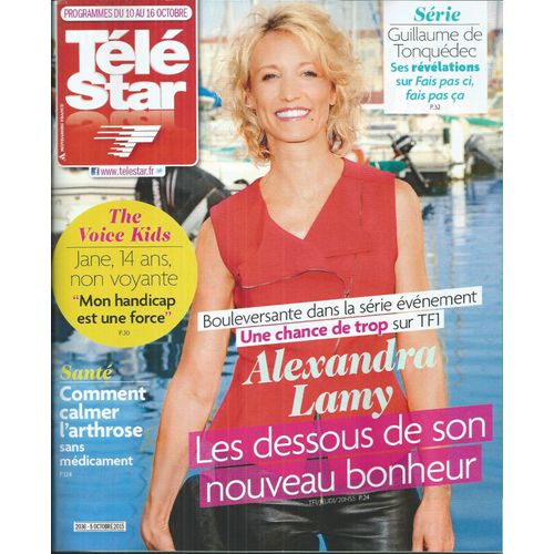  Télé Star N°2036 - 05/10/2015 - Alexandra Lamy - Tonquedec - Faye Dunaway - 10 Pr Cent - Omar Sy