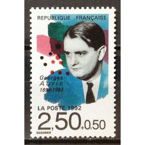Musiciens Célèbres - Georges Auric 2,50+0,50 (Impeccable N° 2751) Neuf** Luxe (= Sans Trace De Charnière) - France Année 1992 - N19099