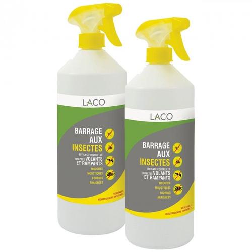 2 Insecticide en Spray - Lot de 2 Anti Insectes - Barrage aux Insectes
