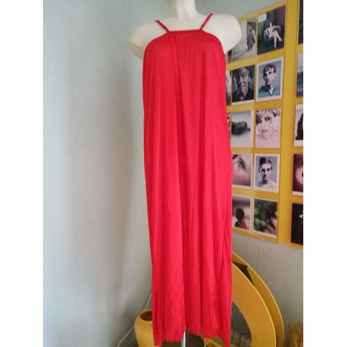 Lingerie Robe Femme Longue Nuisette Rouge Kimono 46 48 50 Underwear Woman