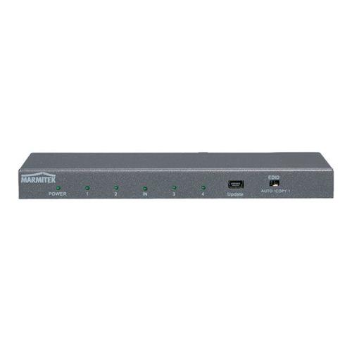 Marmitek Split 614 UHD - 2.0 - répartiteur vidéo/audio - 4 x HDMI - de bureau