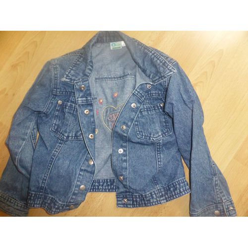 Veste Vertbaudet Veste Courte Coton 6 Ans Bleu Foncé