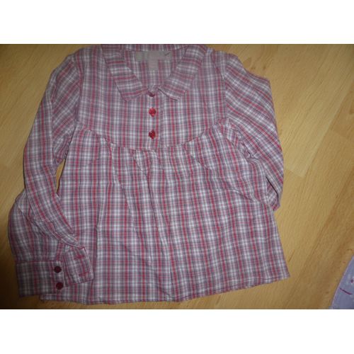 Chemise Lisa Rose Coton 4 Ans Multicolore