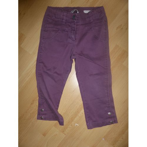 Pantalon 3 Pommes Coton 5 Ans Violet