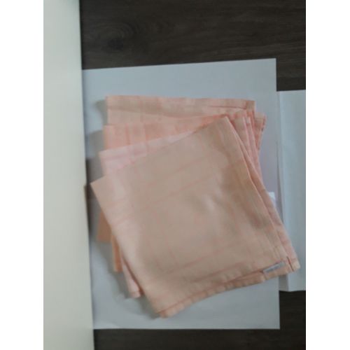 Lot De 4 Serviettes De Tables Roses