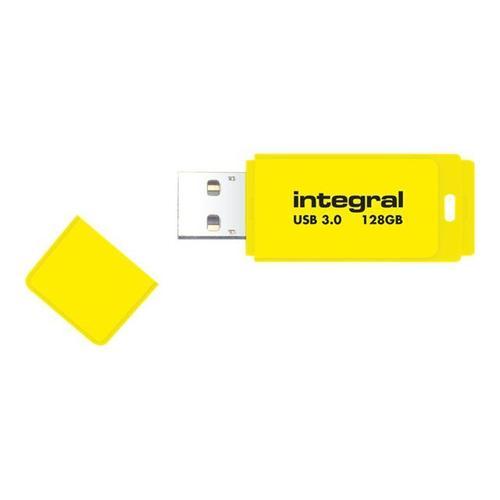 Integral Neon - Clé USB - 16 Go - USB 3.0 - jaune