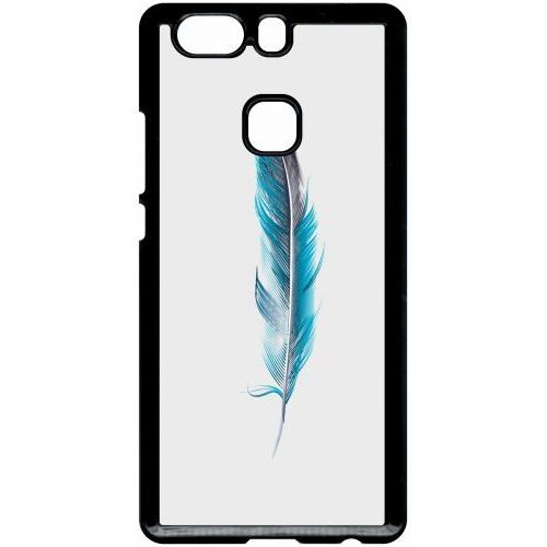 Coque Pour Smartphone - Plume - Compatible Avec Huawei P9 Plus - Plastique - Bord Noir