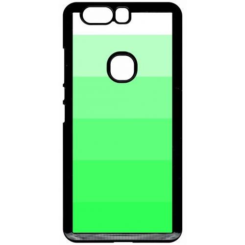 Coque Pour Smartphone - Degrad Vert Fluo - Compatible Avec Honor V8 - Plastique - Bord Noir