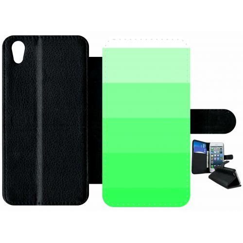 Etui À Rabat Xperia X Performance - Degrad Vert Fluo - Simili-Cuir - Noir