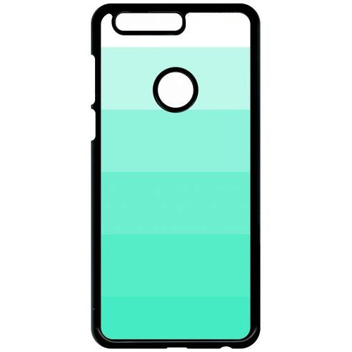 Coque Pour Smartphone - Degrad Vert - Compatible Avec Honor 8 - Plastique - Bord Noir