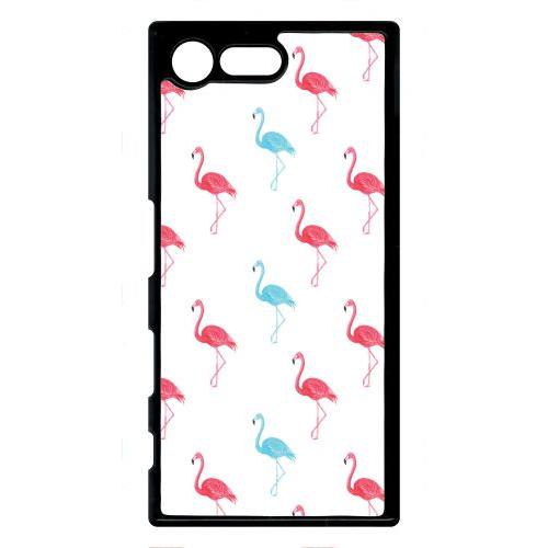 Coque Xperia X Compact - Flamand Rose - Noir